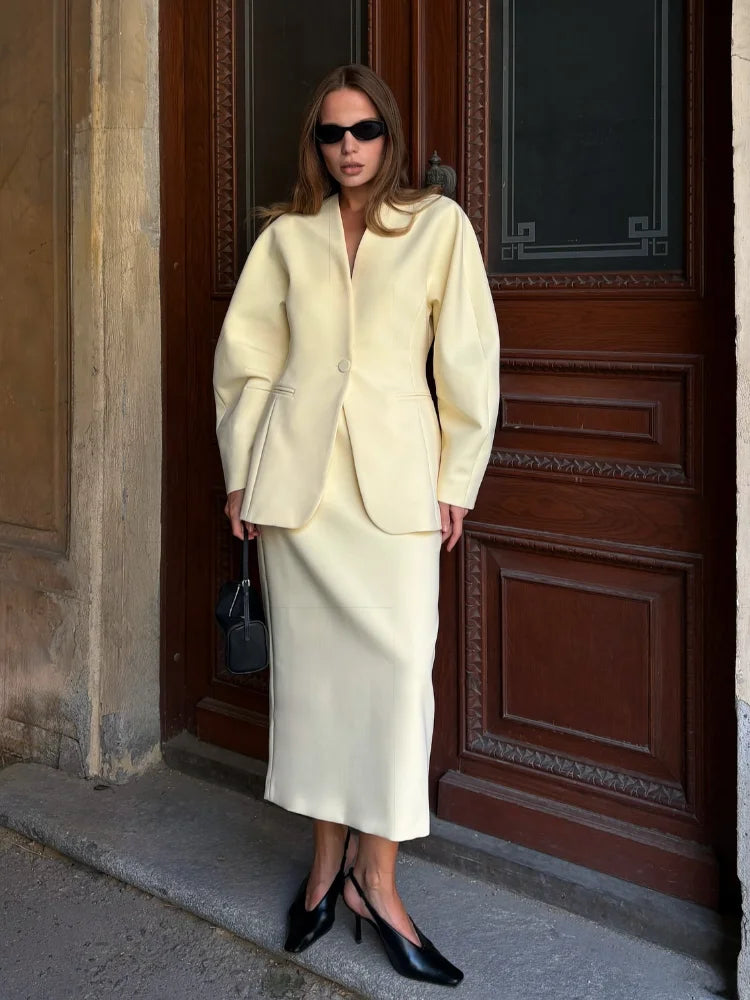 Slim Suit Single Button