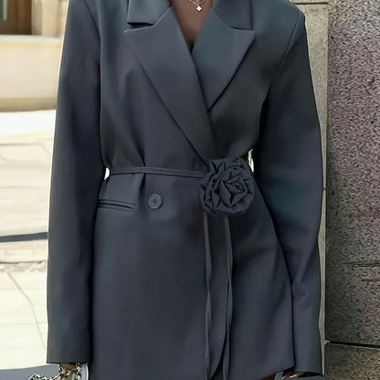 Light Gray Textured Blazer