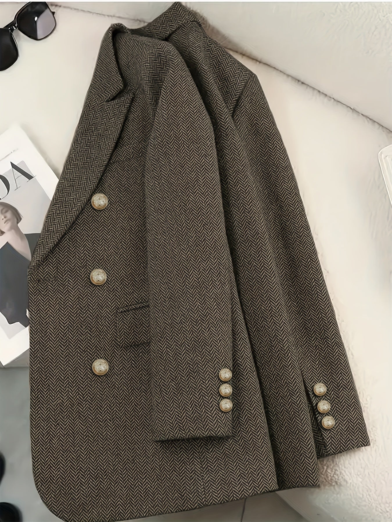 Vintage Olive Brown Blazer