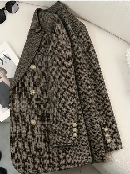 Vintage Olive Brown Blazer