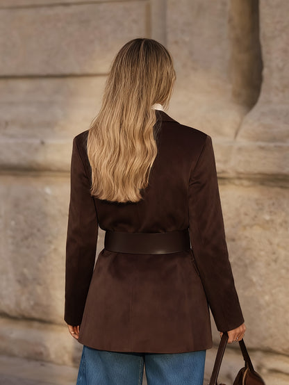 Deerskin Leather Blazer