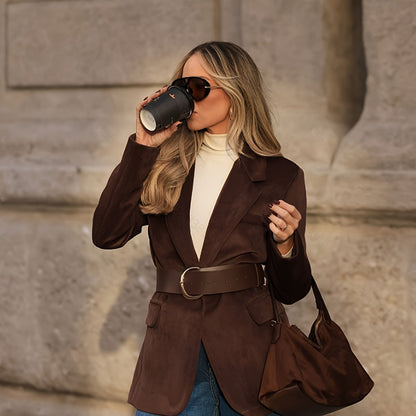 Deerskin Leather Blazer