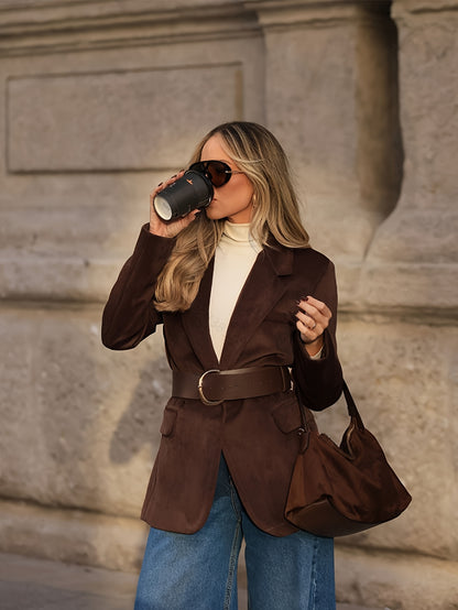 Deerskin Leather Blazer