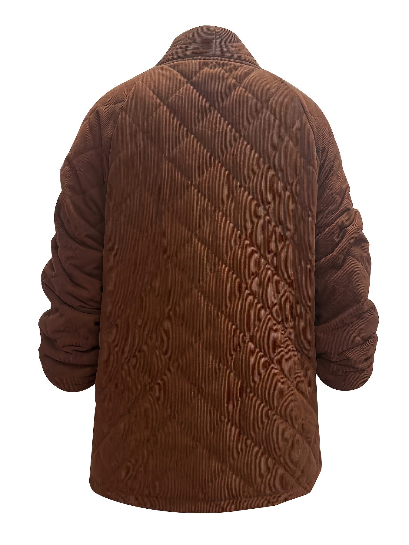 Elegant Brown Tweed Jacket