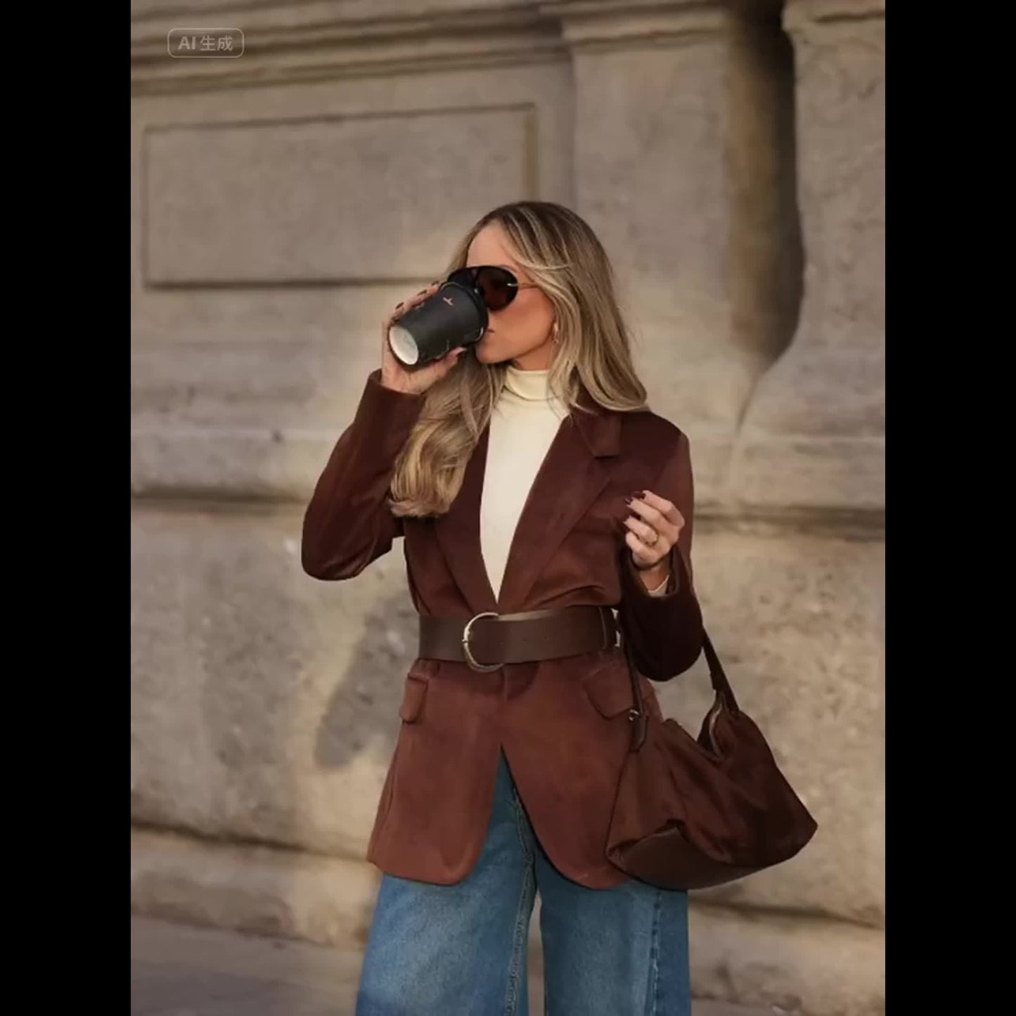 Deerskin Leather Blazer