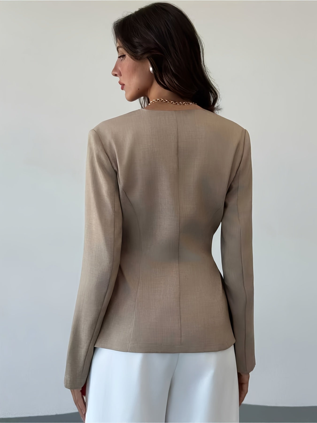 Winter Blazer with Belted Waist