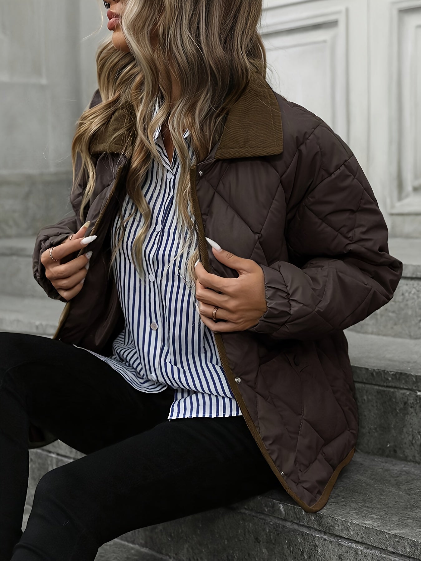 Tailored-Fit Blazer with Pockets