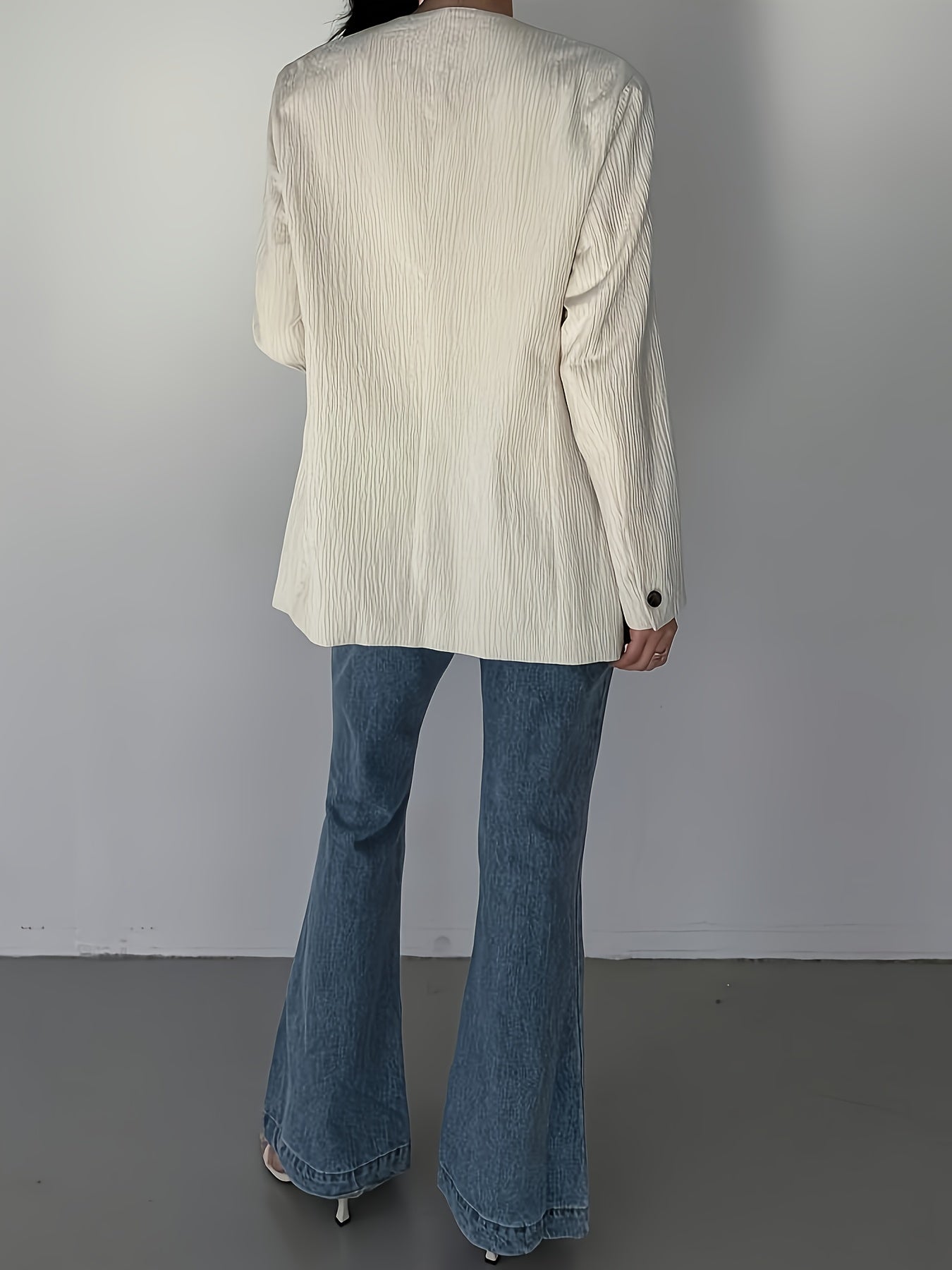 Office Single-Button Blazer