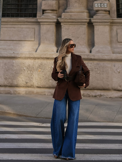 Deerskin Leather Blazer