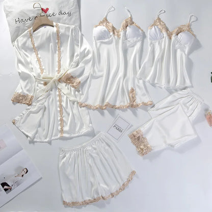 5PCS Sleepwear Kimono