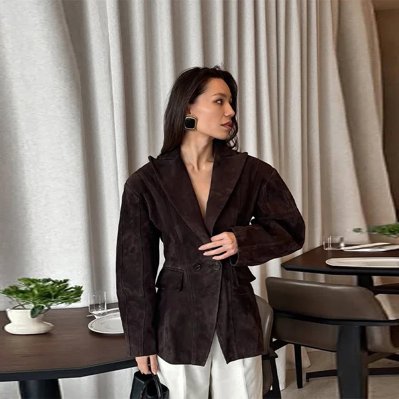 Vintage Solid Blazer