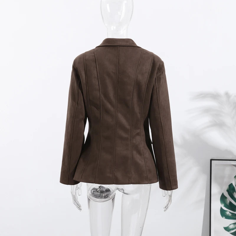 Vintage Solid Blazer