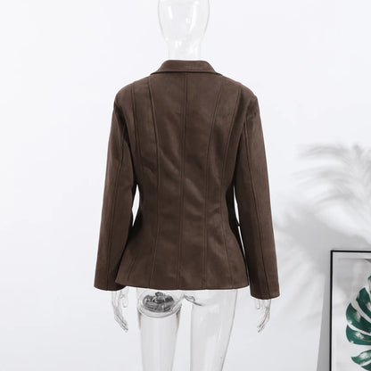 Vintage Solid Blazer