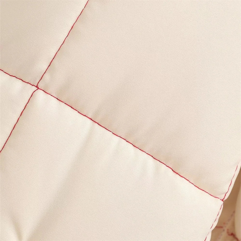 Red Printed Cotton Bomber