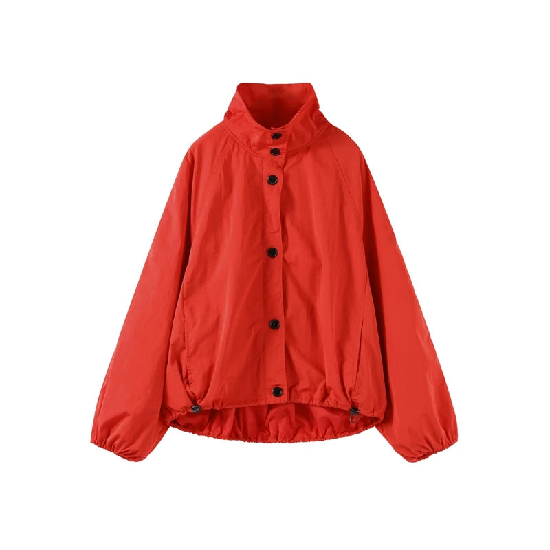 Red Bomber Jacket