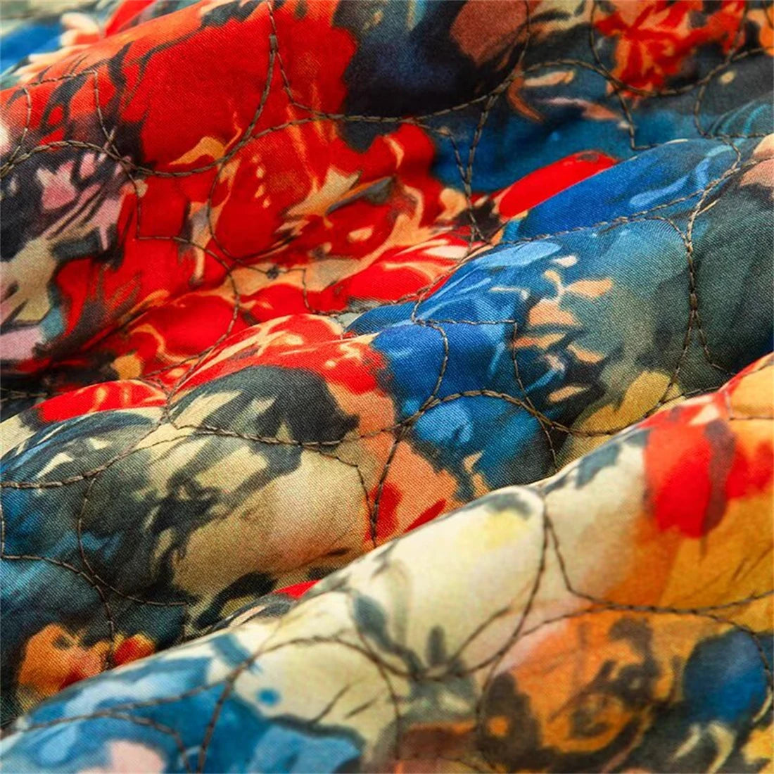 Quilted Cotton Bomber