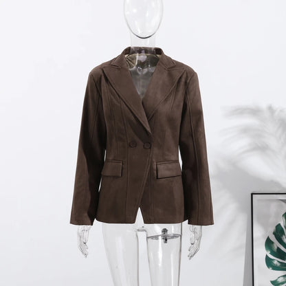 Vintage Solid Blazer