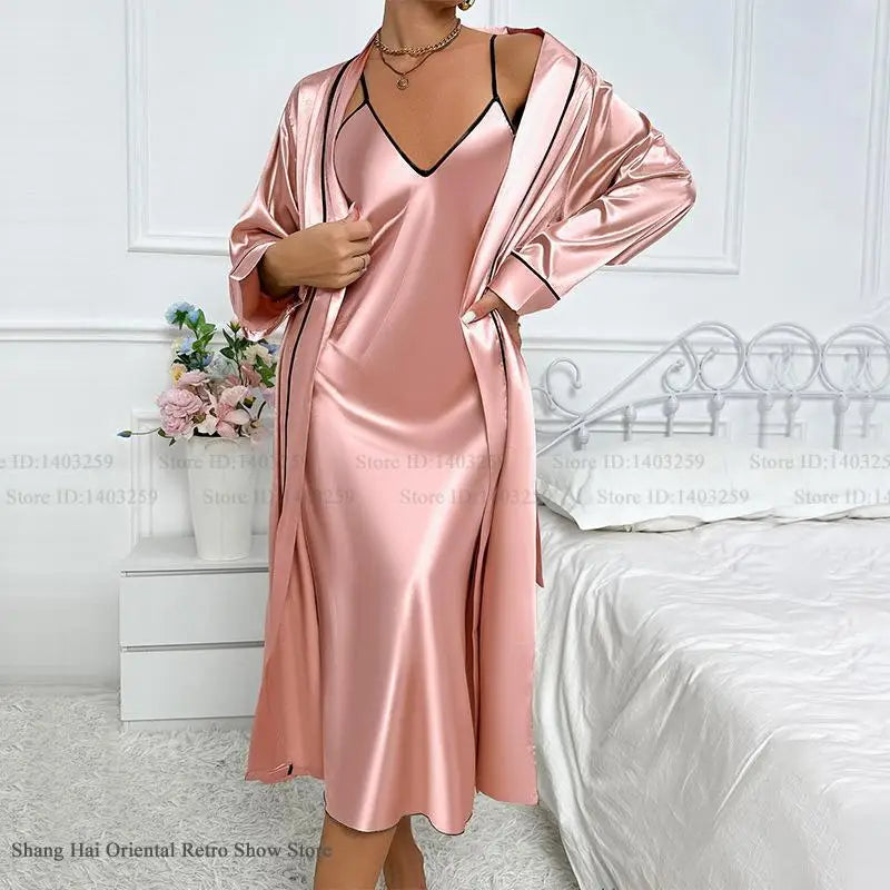 Long-Twinset Home Dress Set