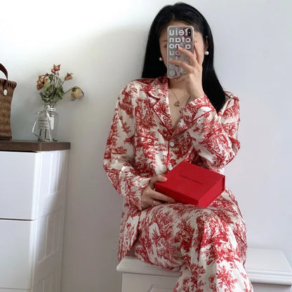 2PCS Red Pyjamas