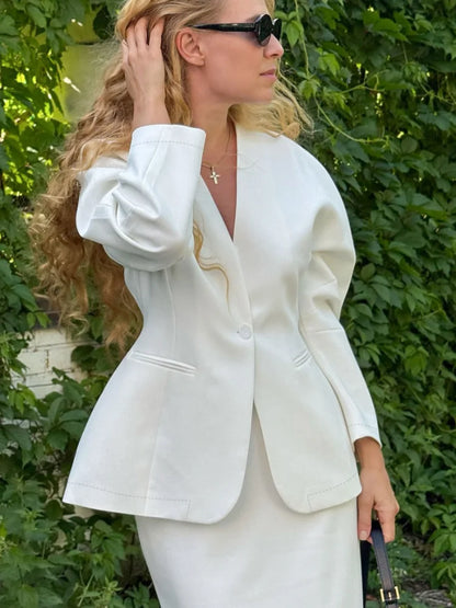 Slim Suit Single Button