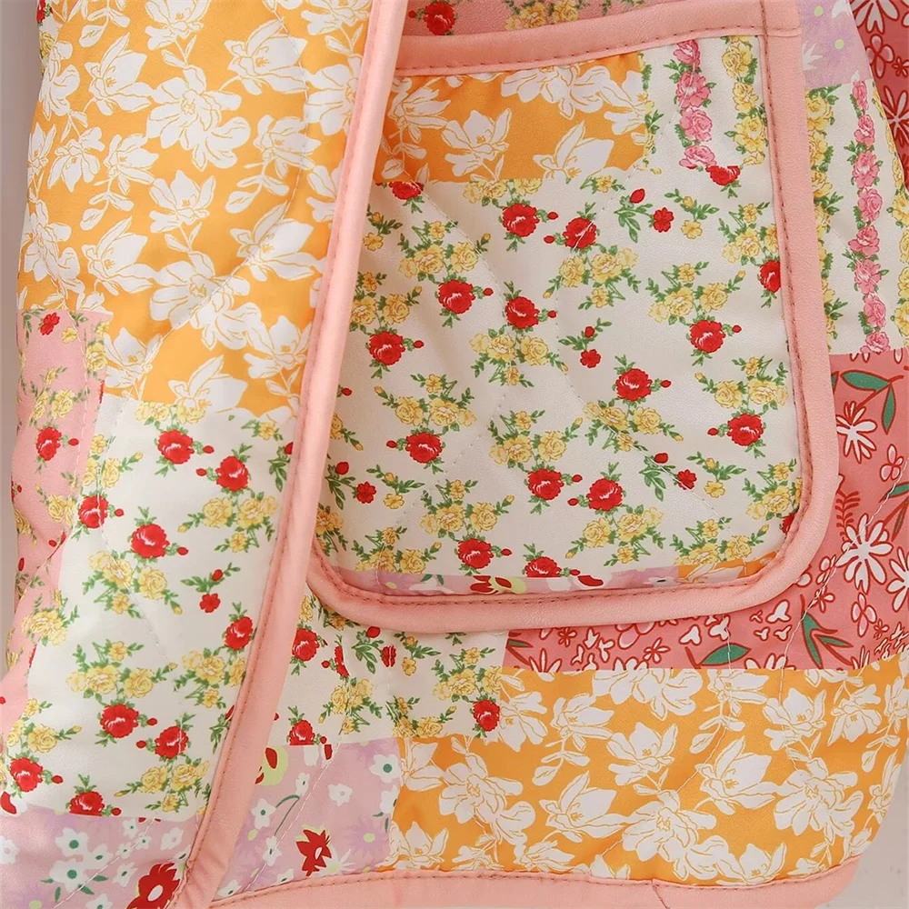 Printed Spring Cotton Bomber