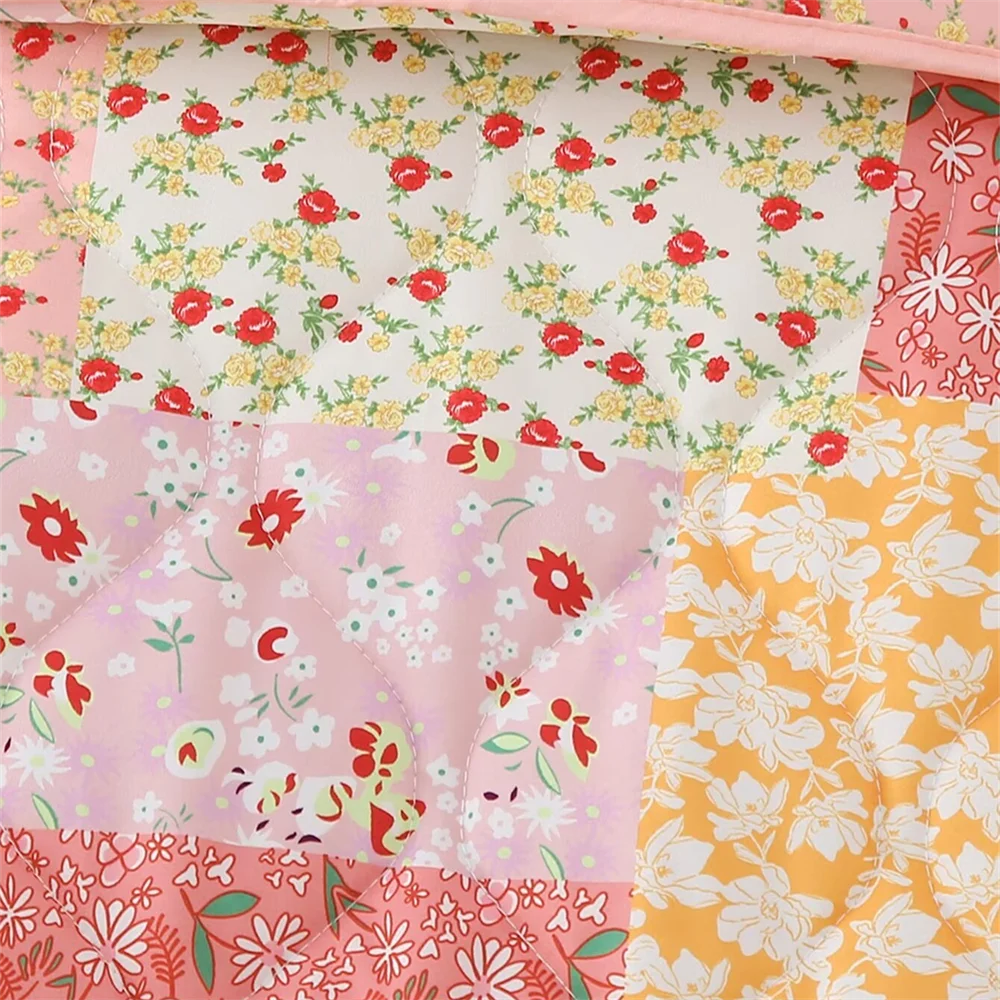 Printed Spring Cotton Bomber