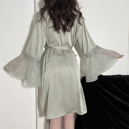 Sexy Embroidery Sleepwear