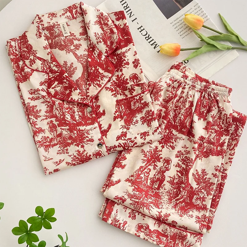 2PCS Red Pyjamas
