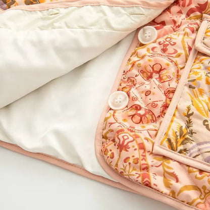 Floral Print Casual Bomber