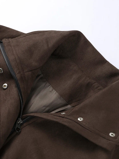 Pocket Ruched Bomber Jacket