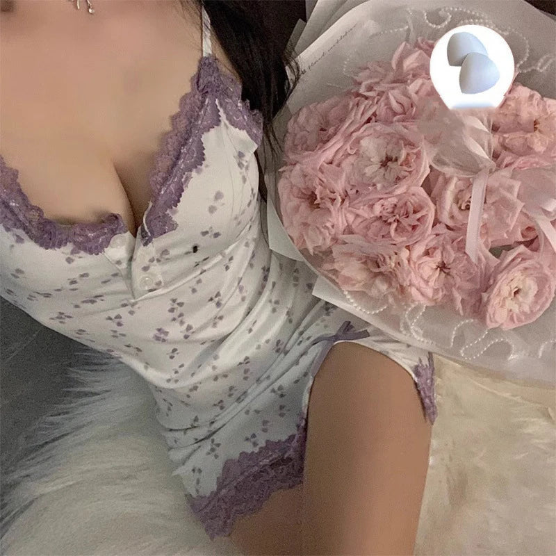 Pink Cherry Dress Pyjama