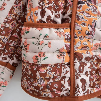 Autumn-Style Printed Bomber