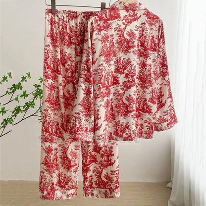 2PCS Red Pyjamas