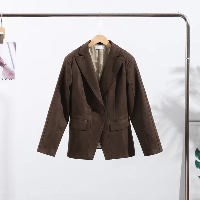 Vintage Solid Blazer