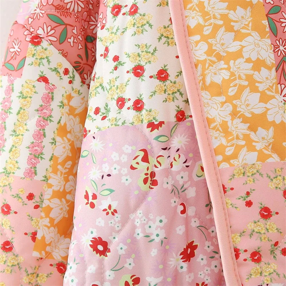 Printed Spring Cotton Bomber