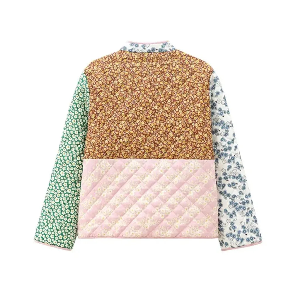 Multicolor Fashion Printed Bomber