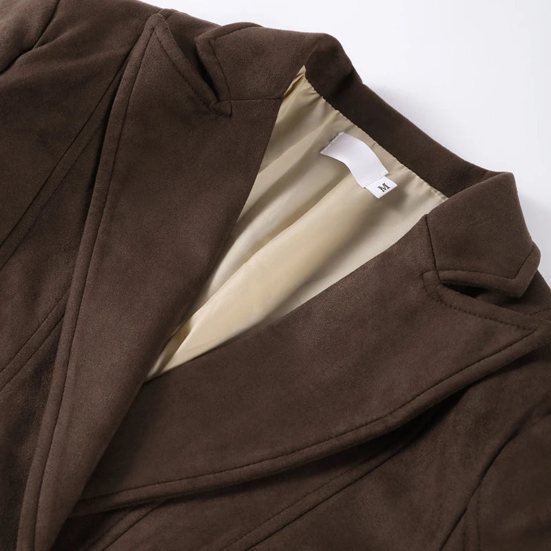 Vintage Solid Blazer