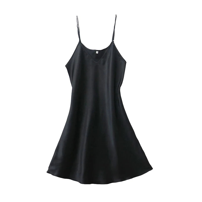 Sleeveless Nighties V-neck