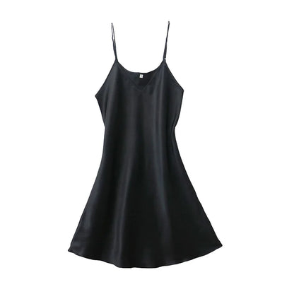 Sleeveless Nighties V-neck