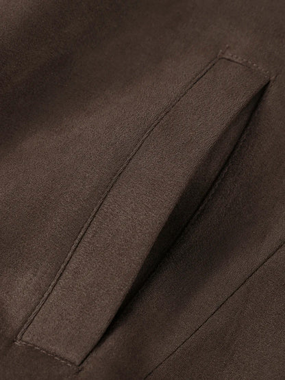 Pocket Ruched Bomber Jacket