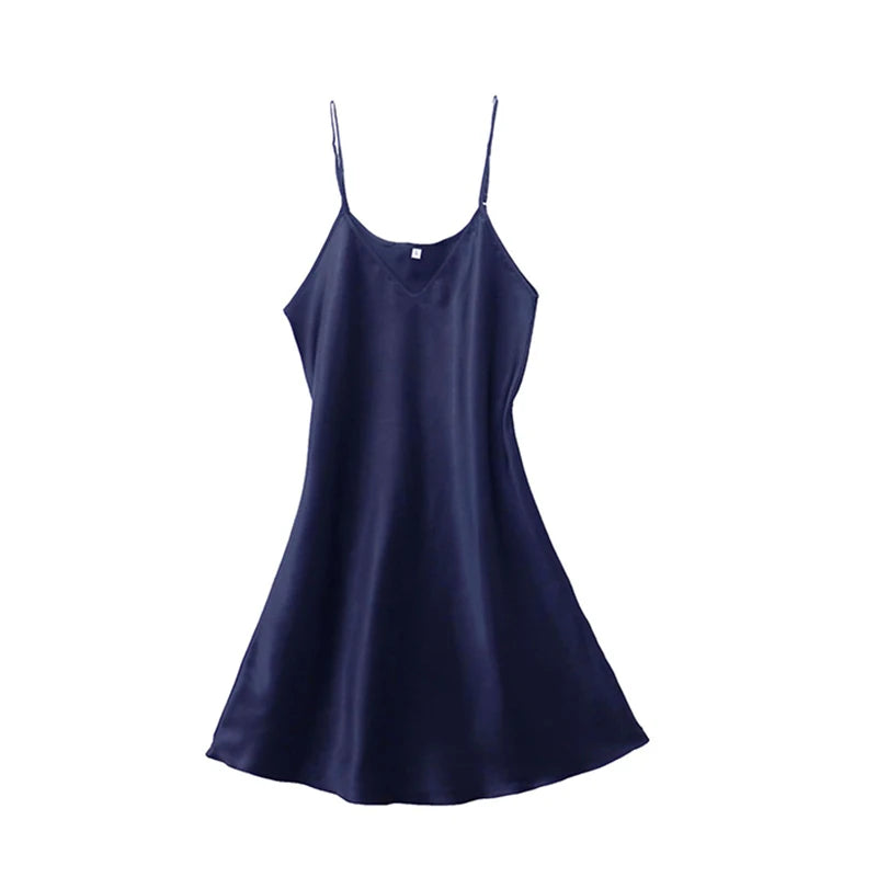 Sleeveless Nighties V-neck