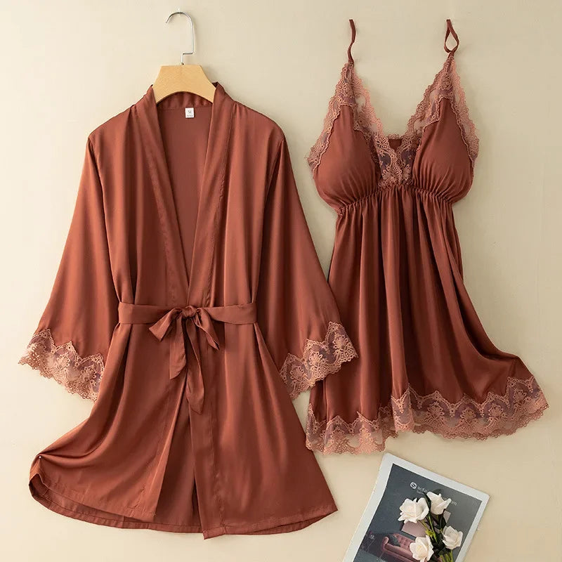 Robe Nightdress Sleepwear