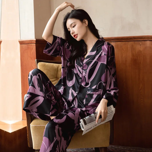 Premium Silk 2PCS Pyjama