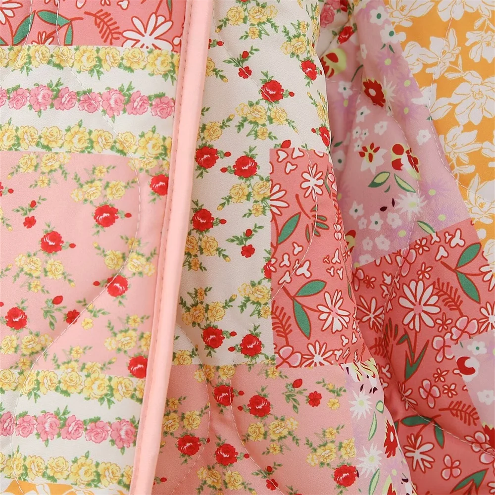 Printed Spring Cotton Bomber