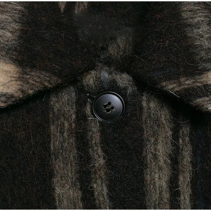 Plaid Woolen Jacket