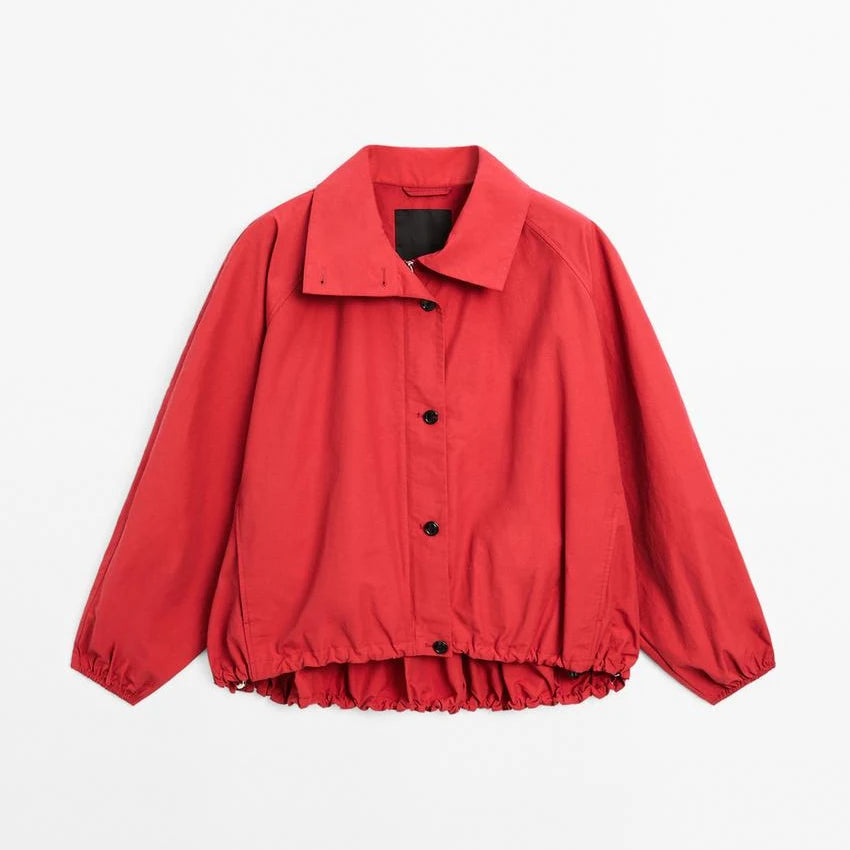 Red Bomber Jacket
