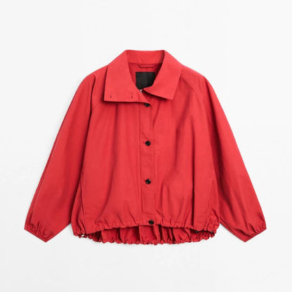 Red Bomber Jacket