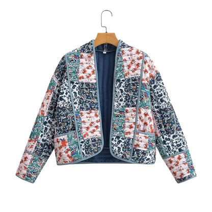 Autumn-Style Printed Bomber