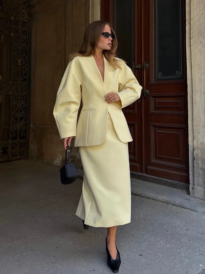 Slim Suit Single Button