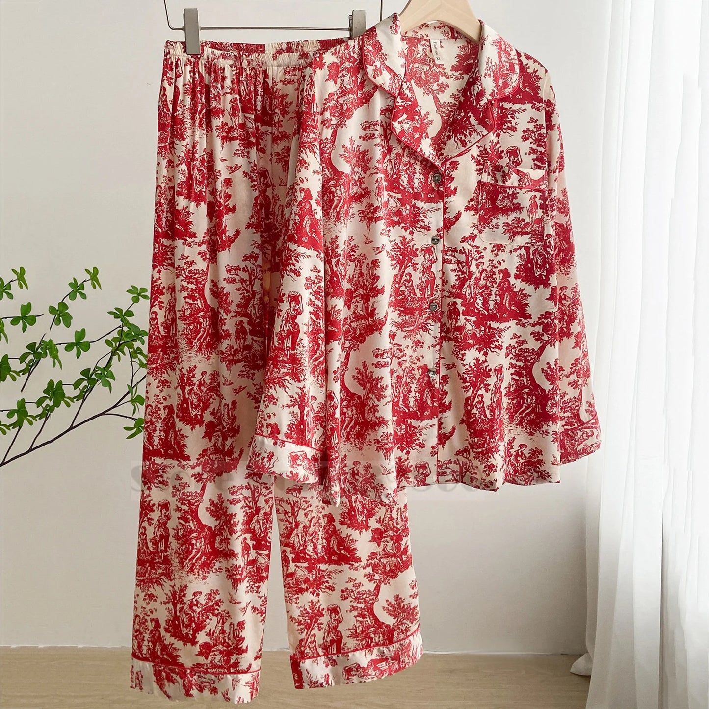 2PCS Red Pyjamas
